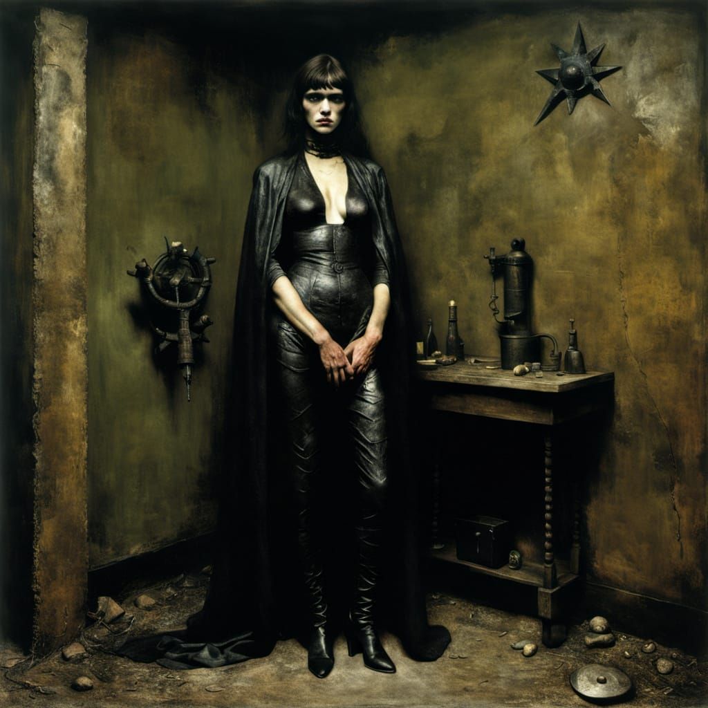 Grimdark Space Noir Scene