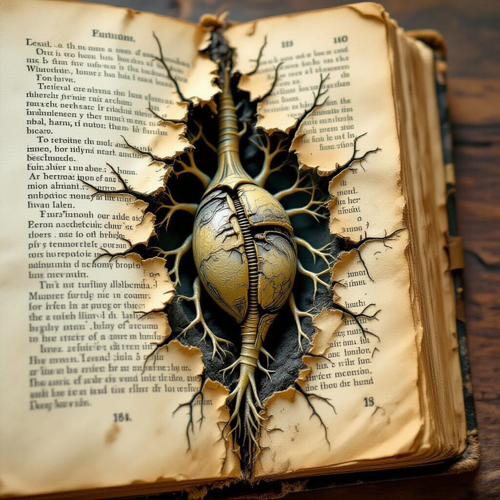 Biomechanical Seed Sprouting in Ancient Book