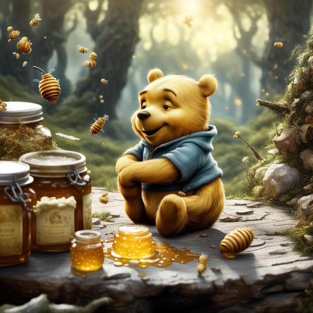 Winni the Pooh ( my secret honey stash )