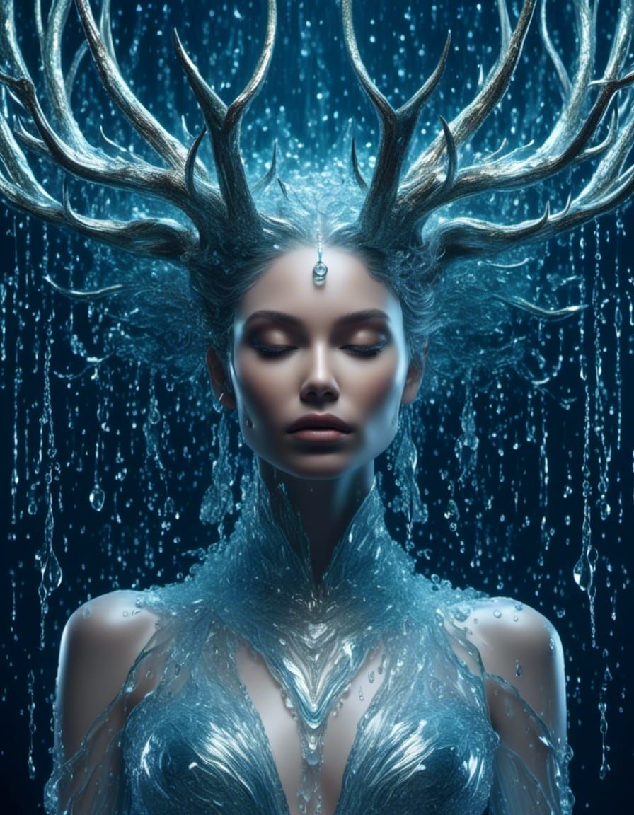 Goddess of the Iridescent Rain
