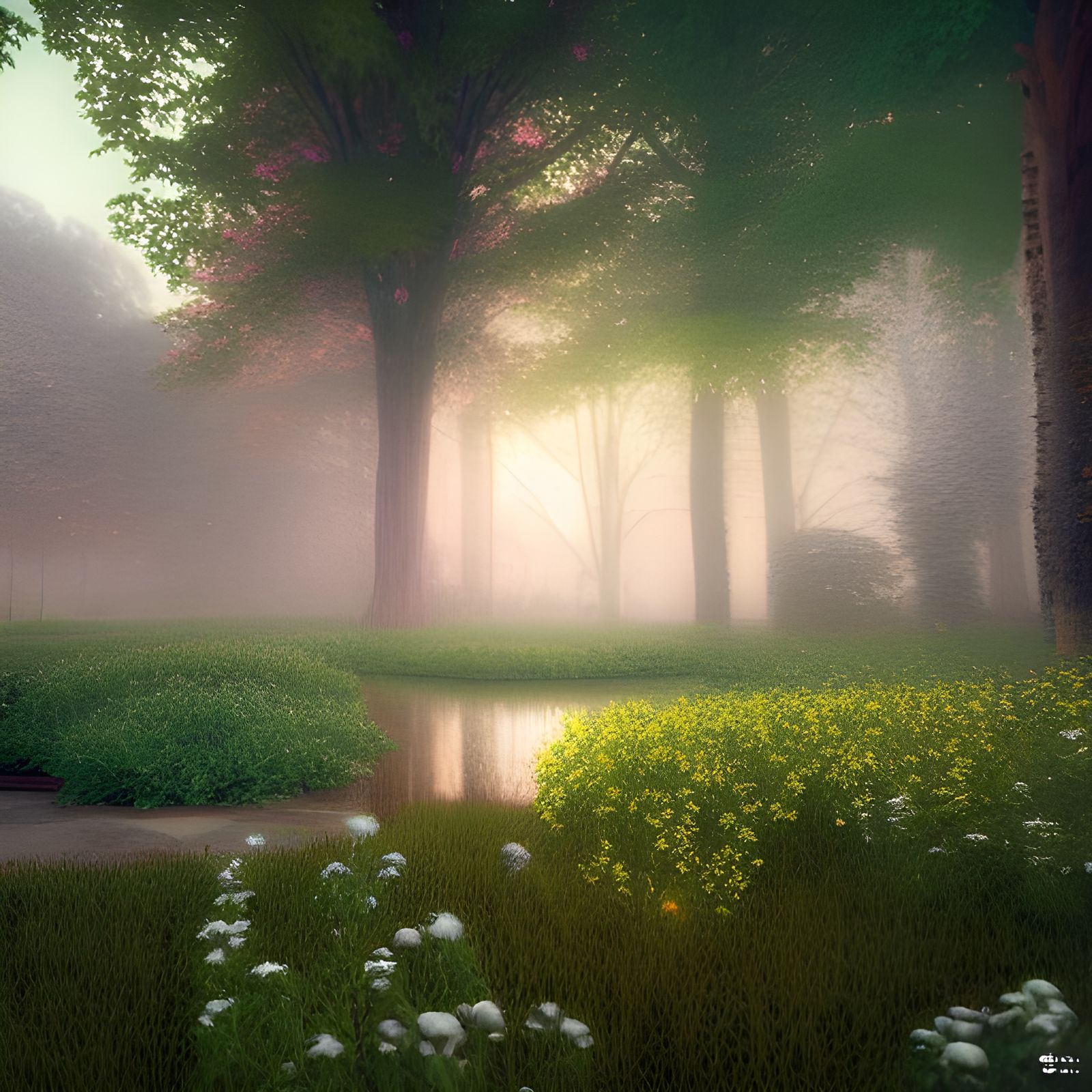 Dawn's Heavenly Oasis