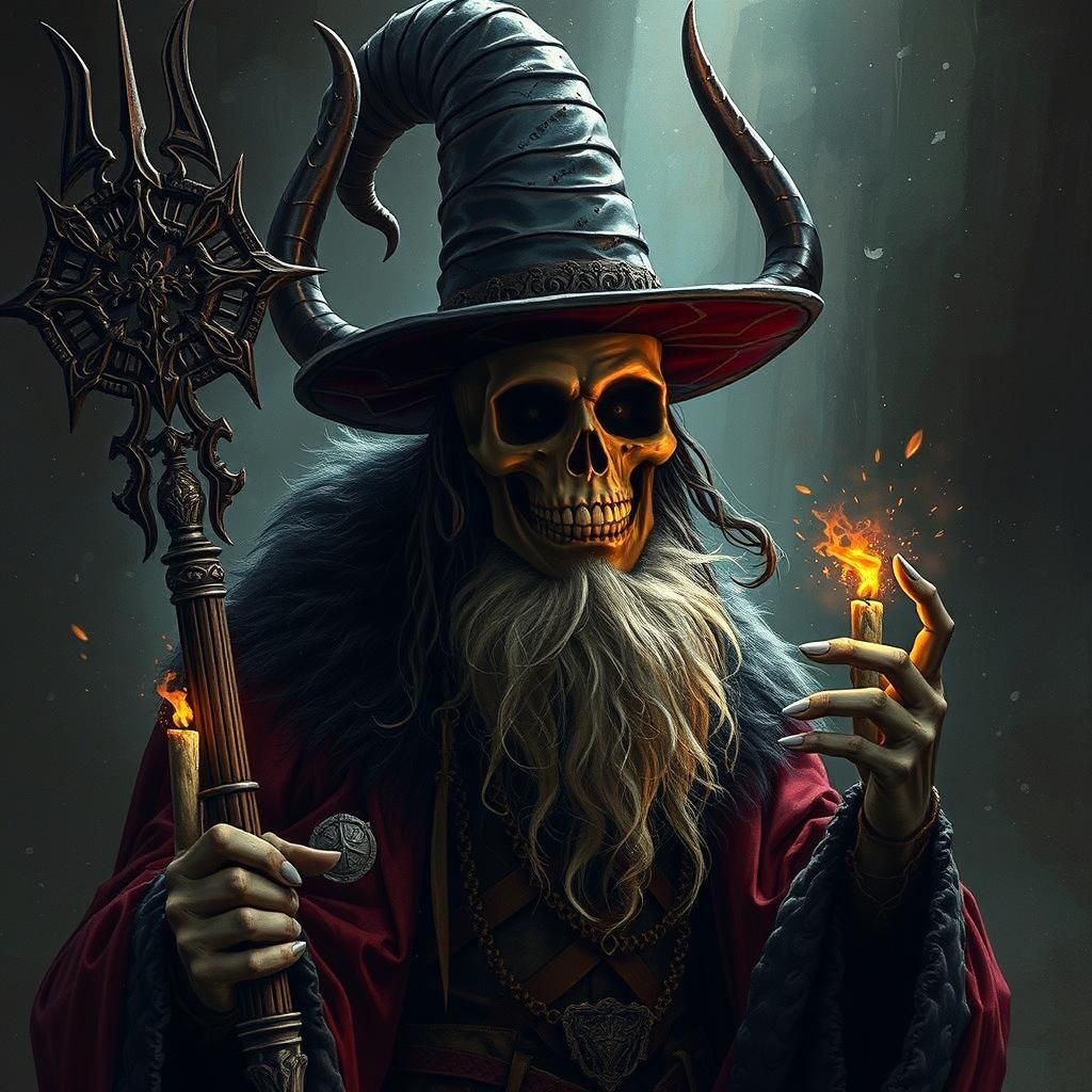 Ethereal Lich Ruler Reigns Supreme in Dark Fantasy