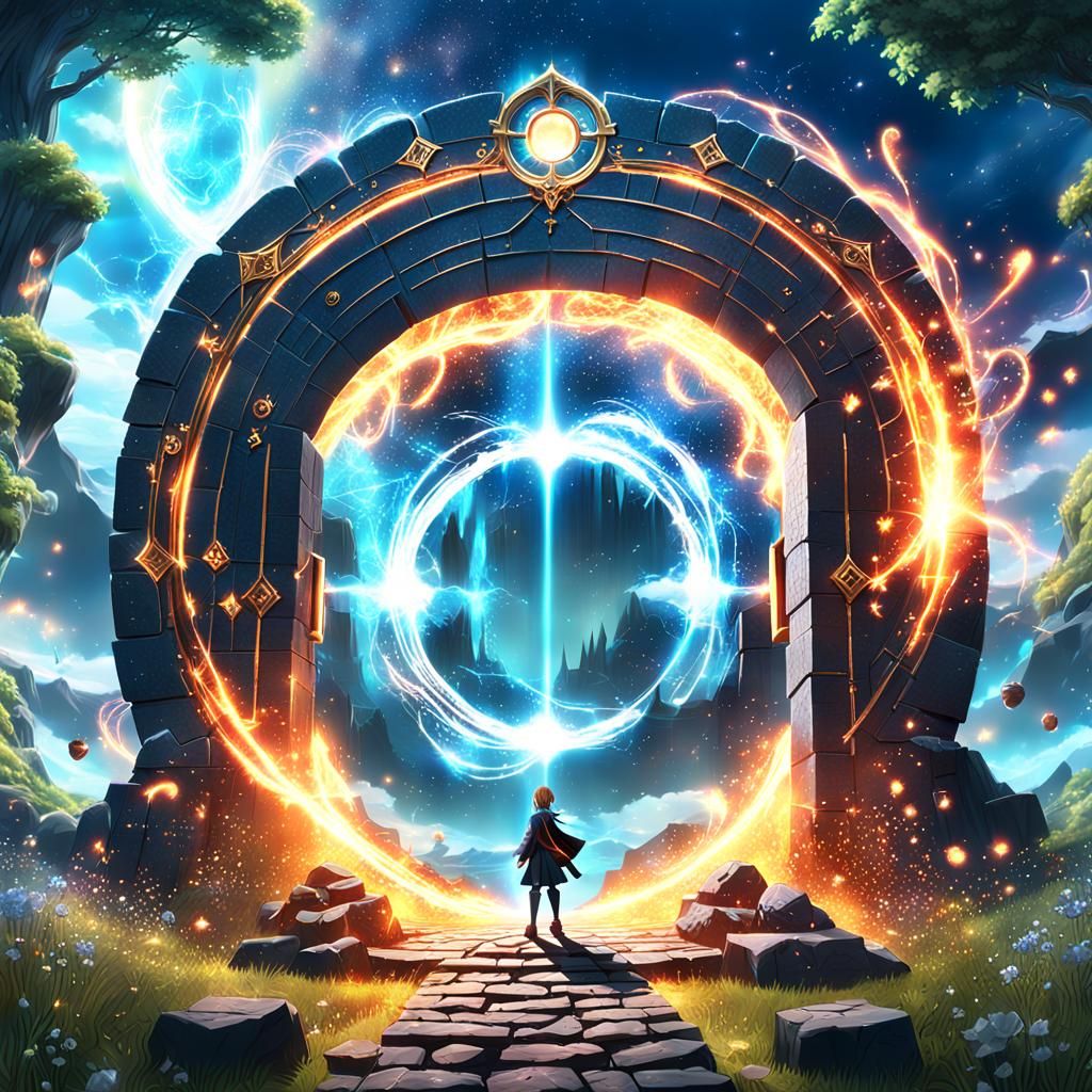 Enchanted Gateway to Whimsy Realms