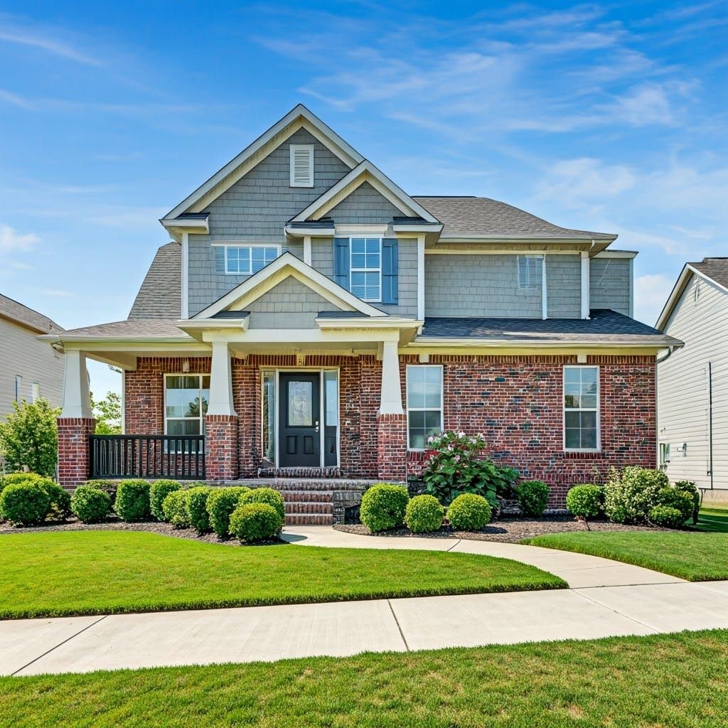 Suburban America in Serene Detail