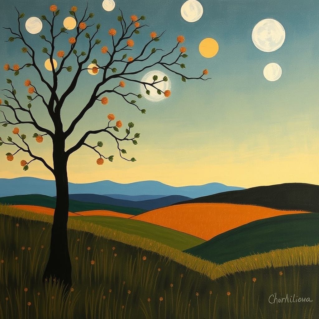 Ethereal Dreamscapes Unfold like Painted Tapestries