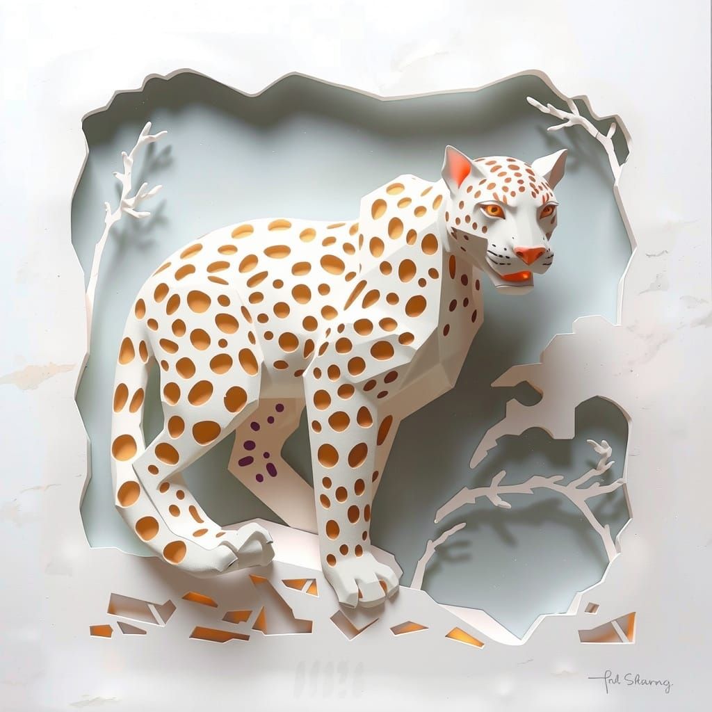 Mystical Being in Ethereal Colors