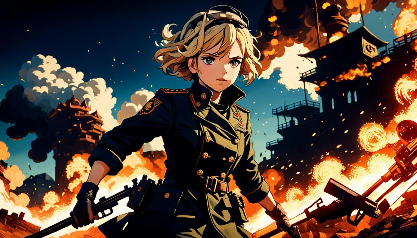 Major Tanya von Degurechaff "Curse you, Being X!"