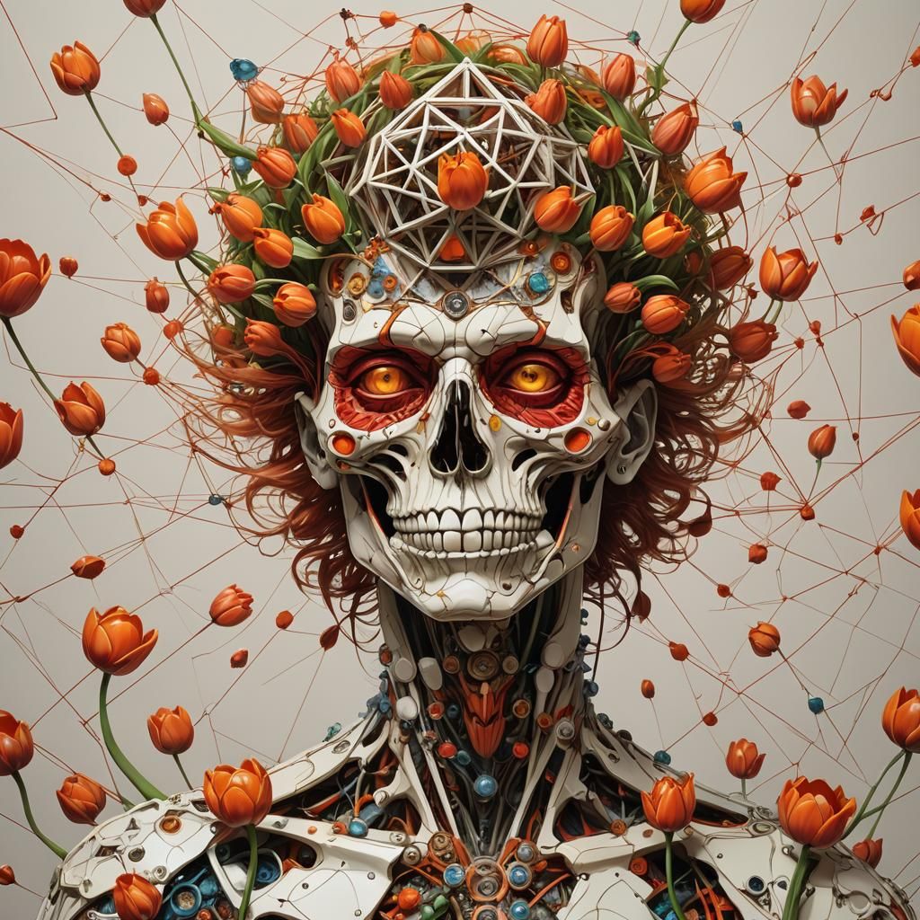 Fractured Psychedelic Drag Racing Dreamscape
