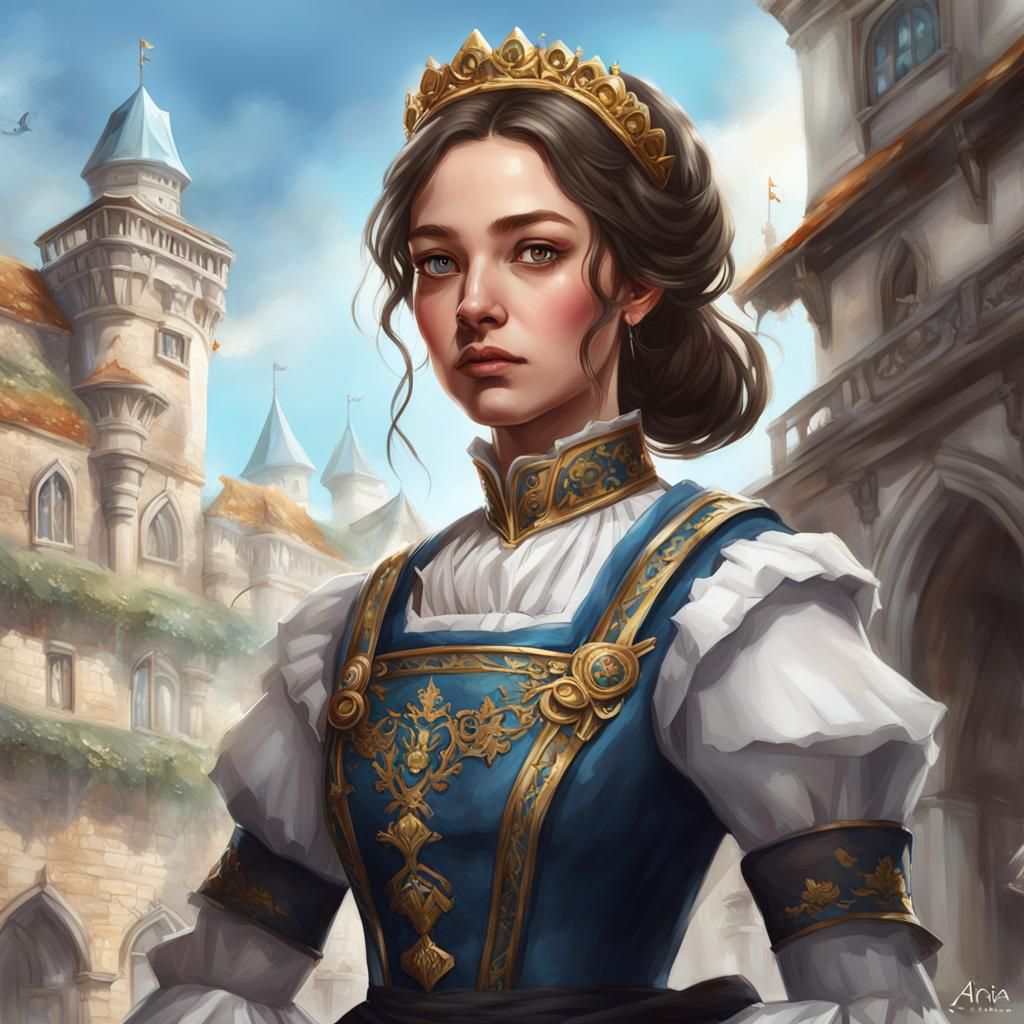 Regal Maid in a Flourishing Kingdom