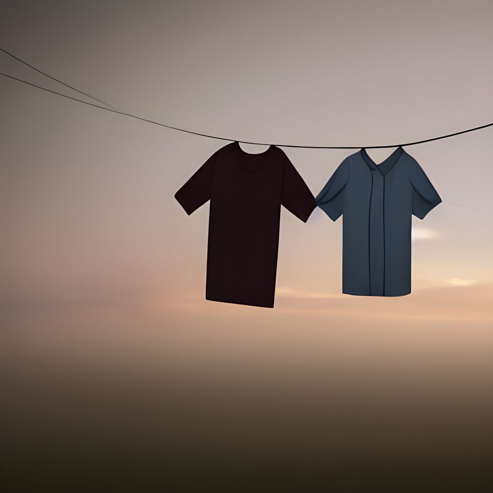 Dreamlike Driftwood Scenes in Twilight Sky