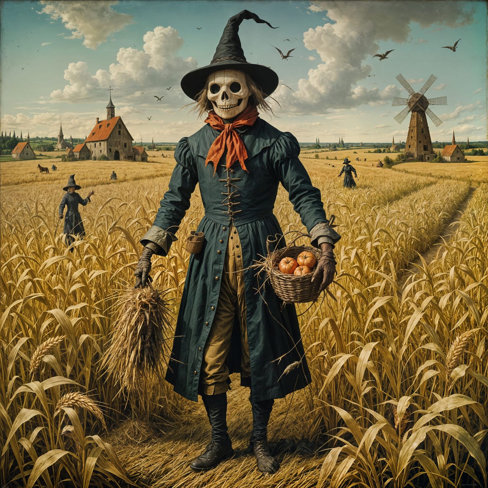 Sinister Feldgeister Scarecrow in Rye Field