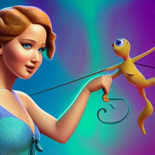 Celebrity Concept Art in a Vibrant, Cinematic Style