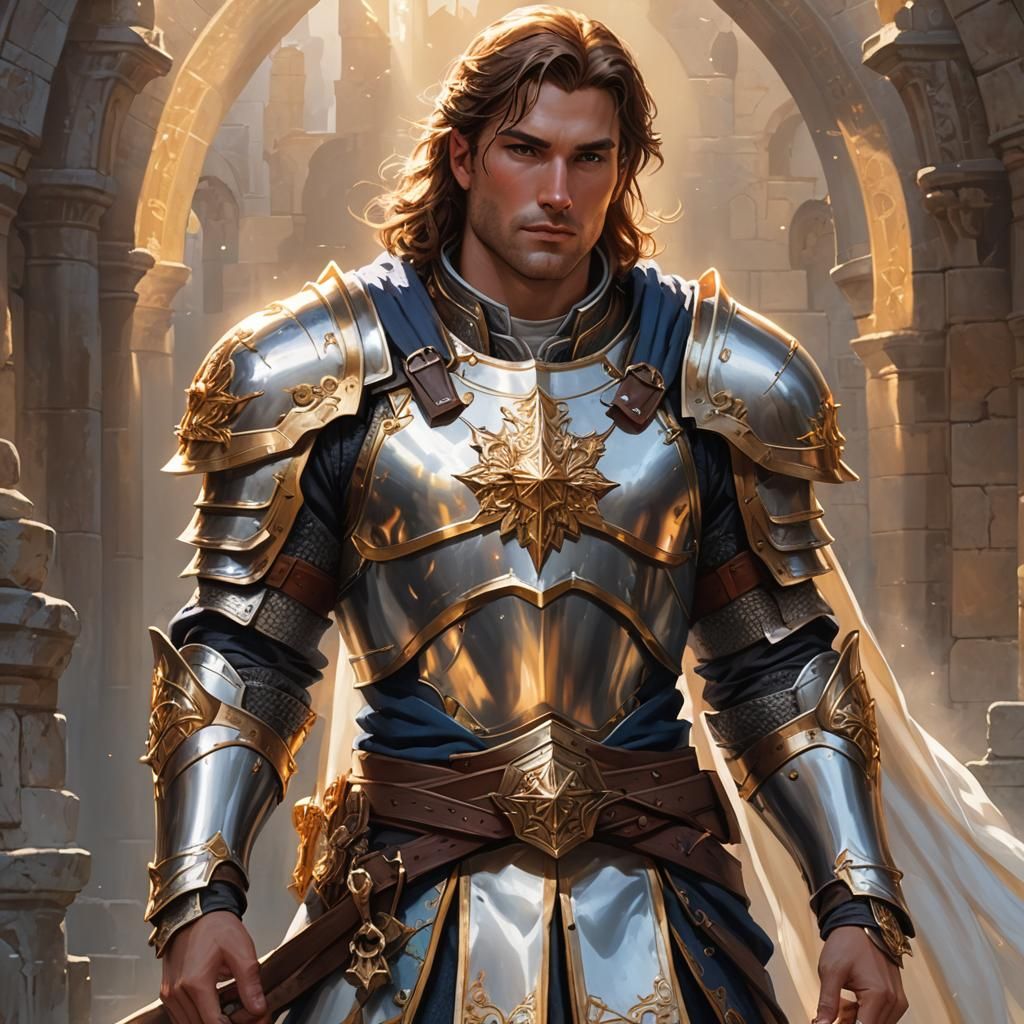 Gallant Paladin Basks in Heavenly Sunshine