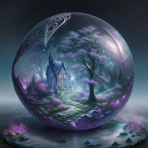 Whispers of a Crystal Heart in Ethereal Fantasy
