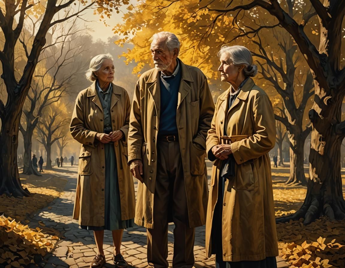 Wisdom Keeper in a Seasonal Allegory