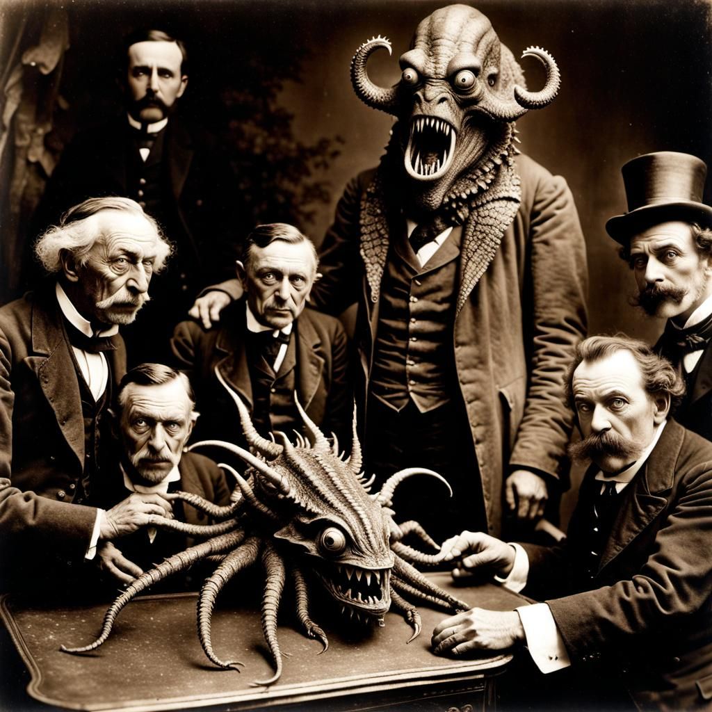 Lovecraftian Abomination Meets Victorian Gentlemen in a Biza...