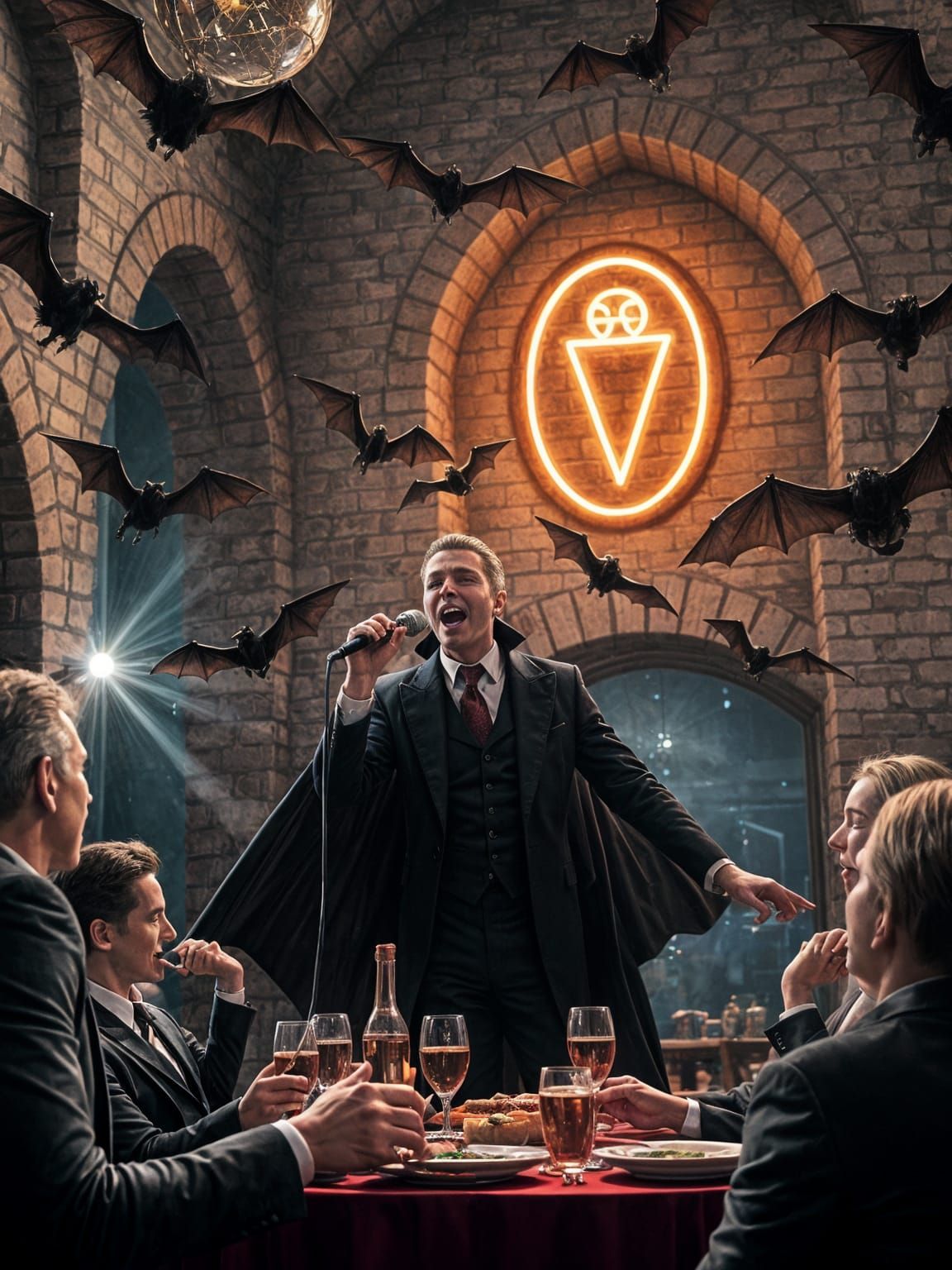 Vampire Corporate Gathering in Grand Castle