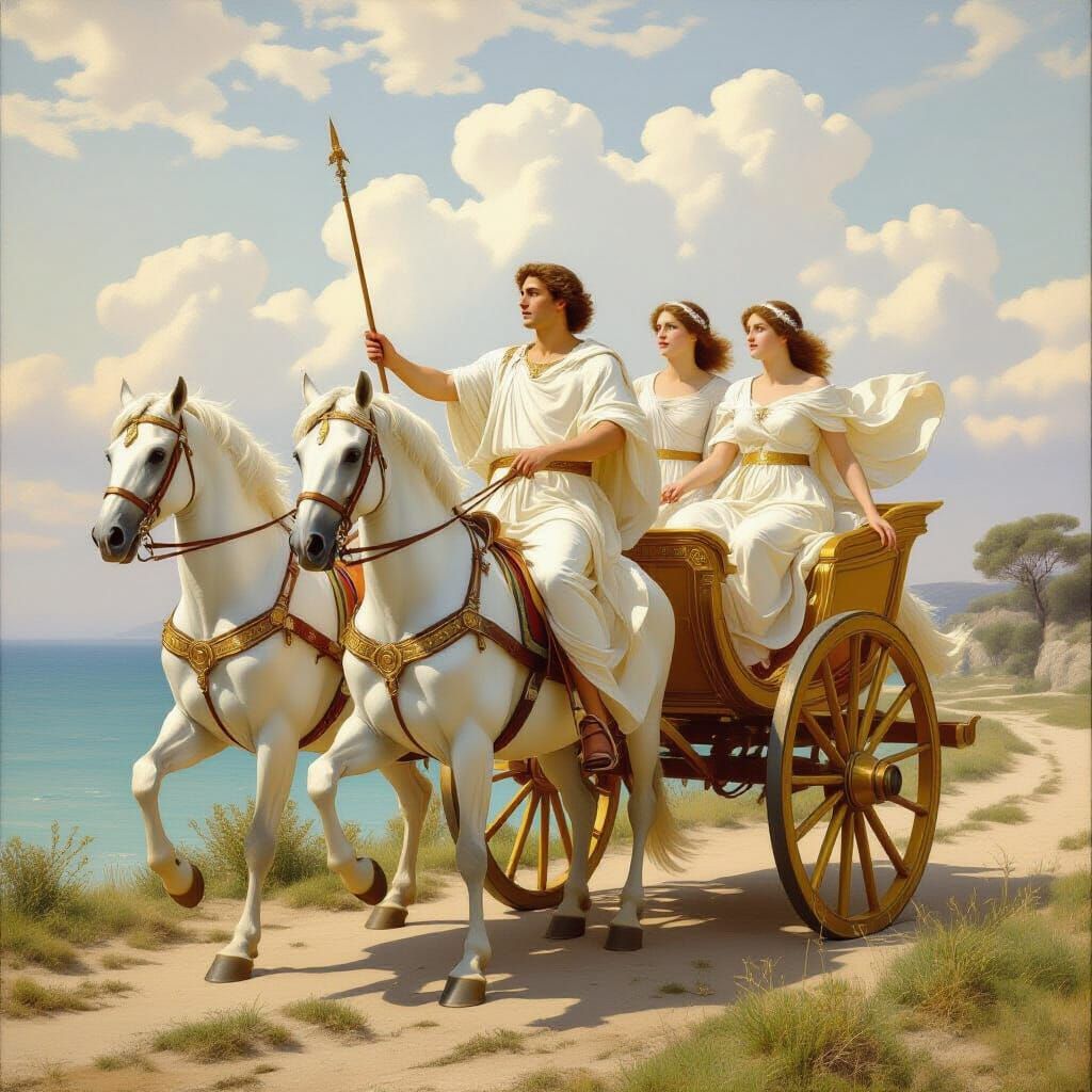 Apollo's Chariot Bringing Daylight, Classical Realism