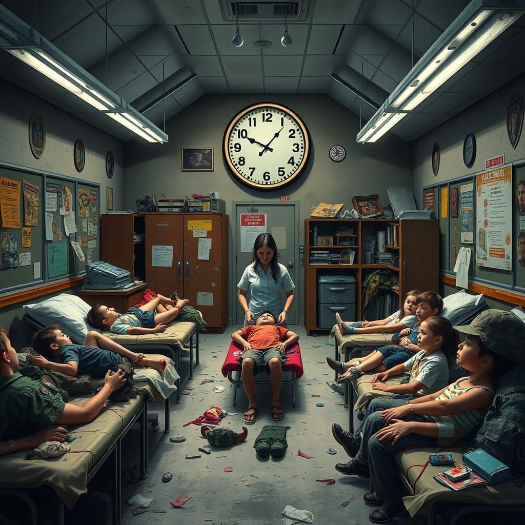 Triage of Tiny Warriors: Chaos in the School Nurse's Office