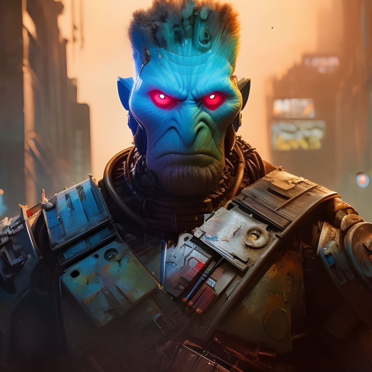 Coolpunk Drax Wears Groot Voodoo Gear in Hyperdetailed Works...