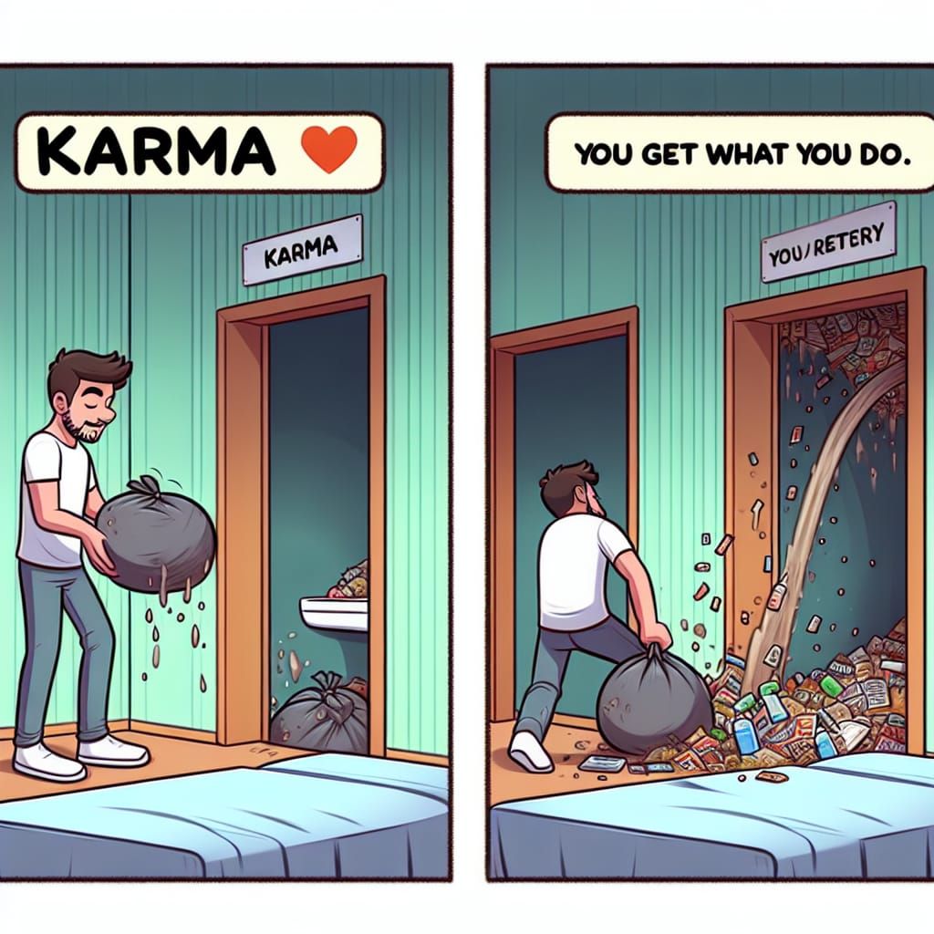 A Man Faces Retribution, as Karma Takes Its Toll in a Cycle....