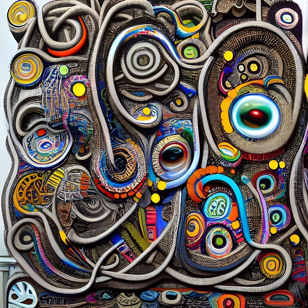 Surreal Digital Art of Intricate Charity Worms