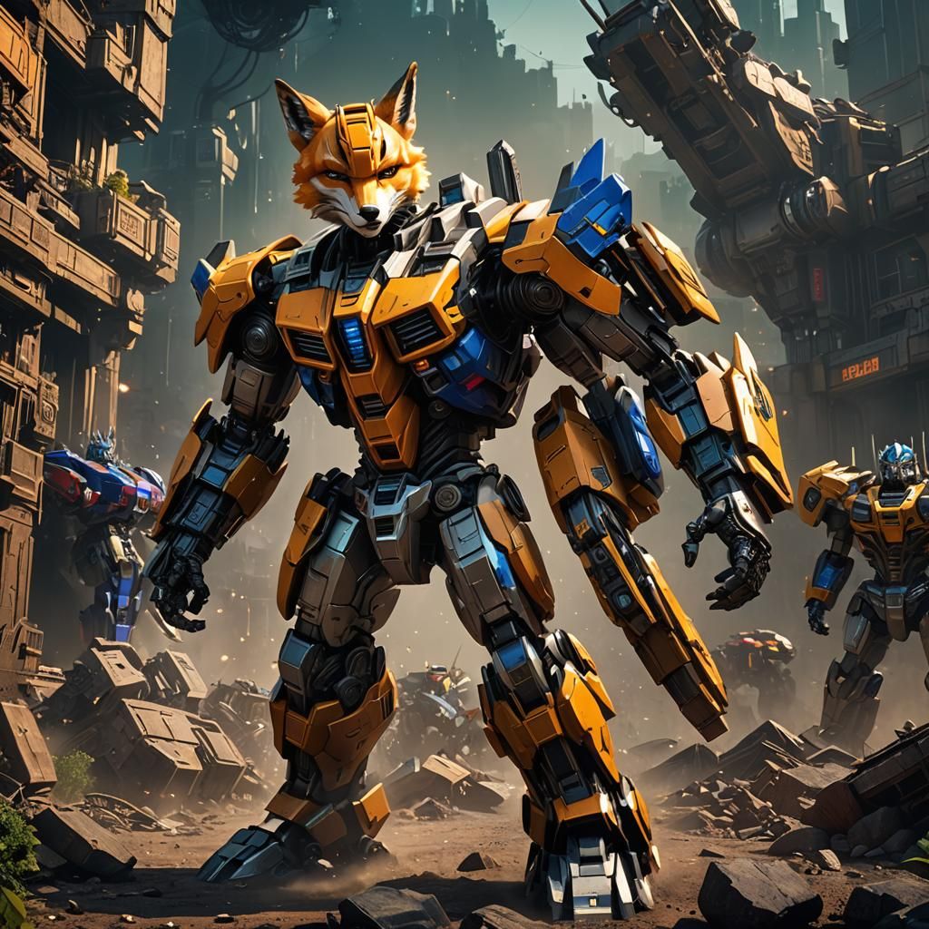 Epic Fox Transformer in Classic G1 Style