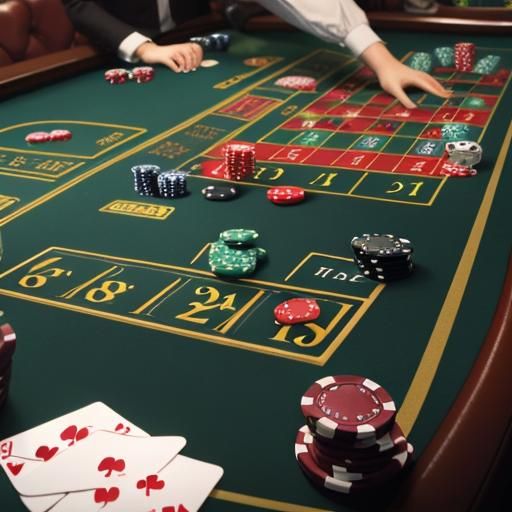 Golden Chips and Risky Fortune in a Glittering Casino