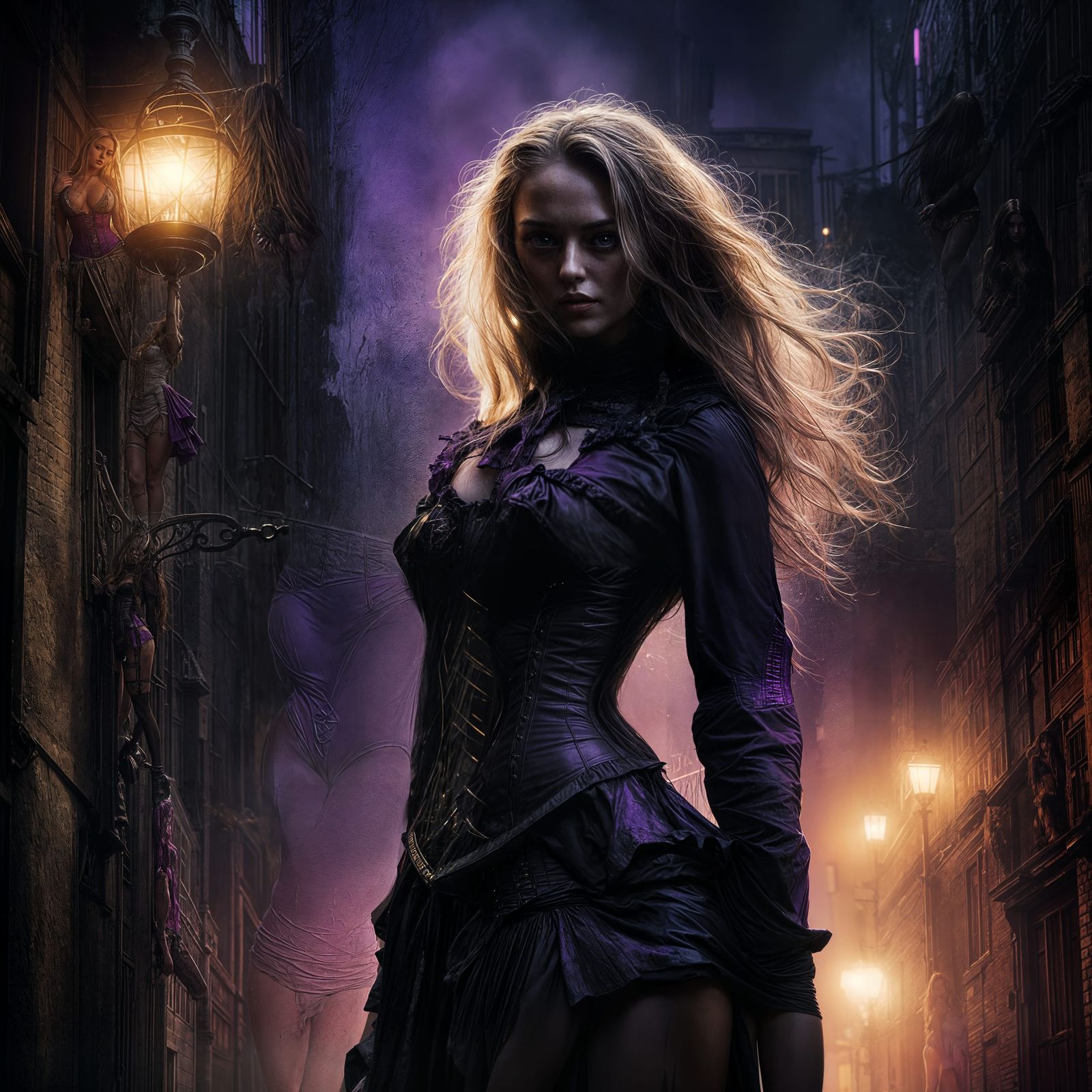 Glamorous Woman Confronts Urban Decay