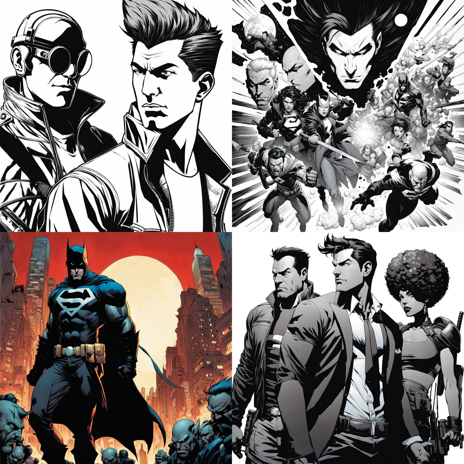 Dark Fantasy Comic Art in Greg Capullo's Style