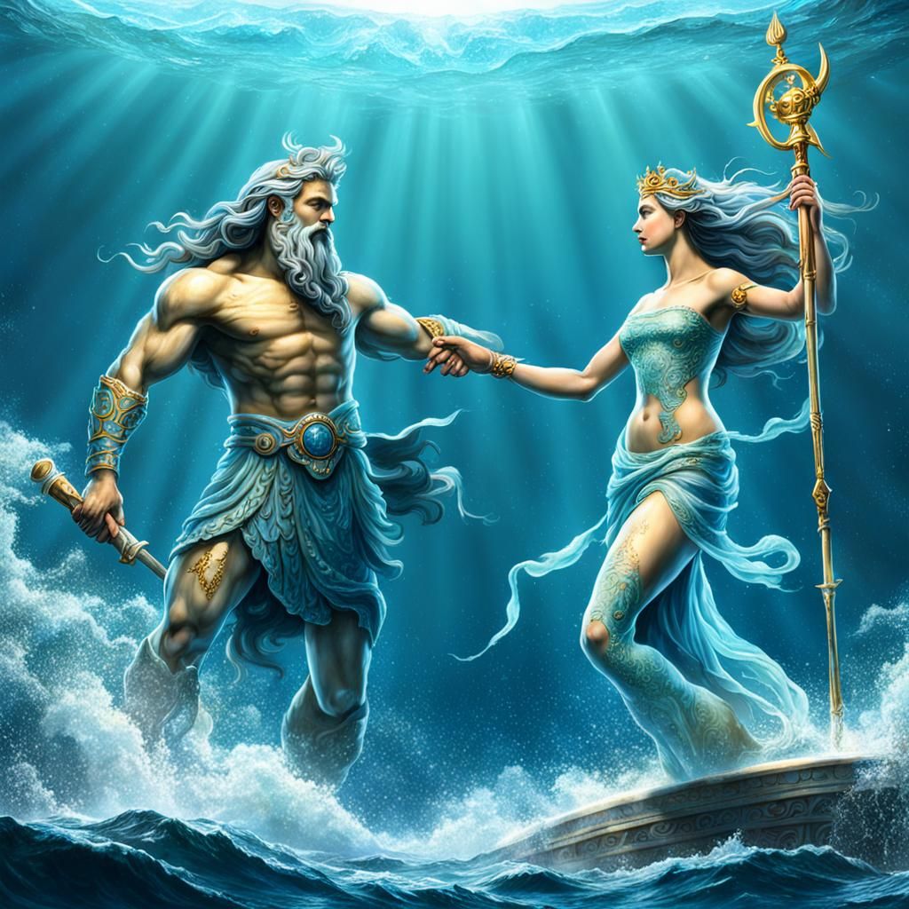 Neptune and Salacia in Mythological Grandeur