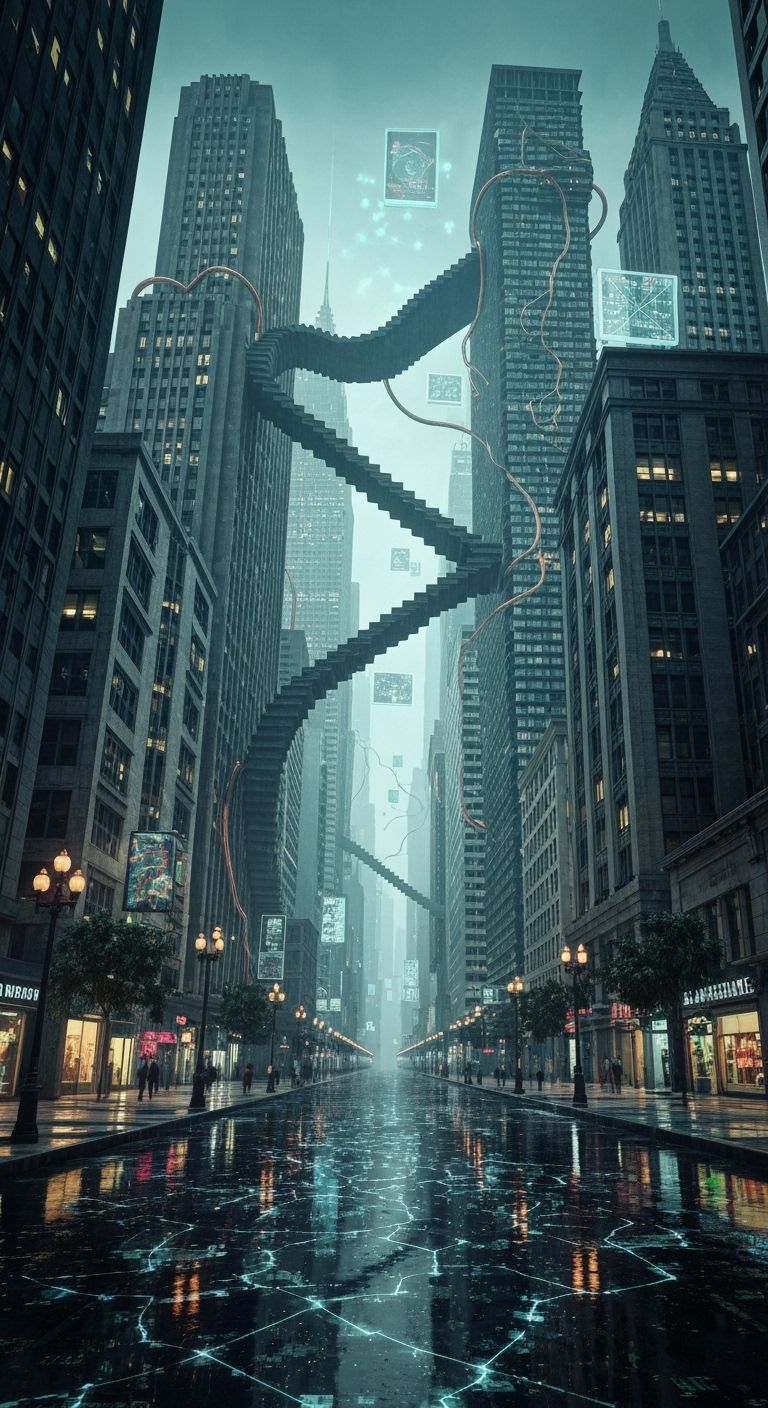 Surreal Metropolis: Neon Circuits and Impossible Architectur...