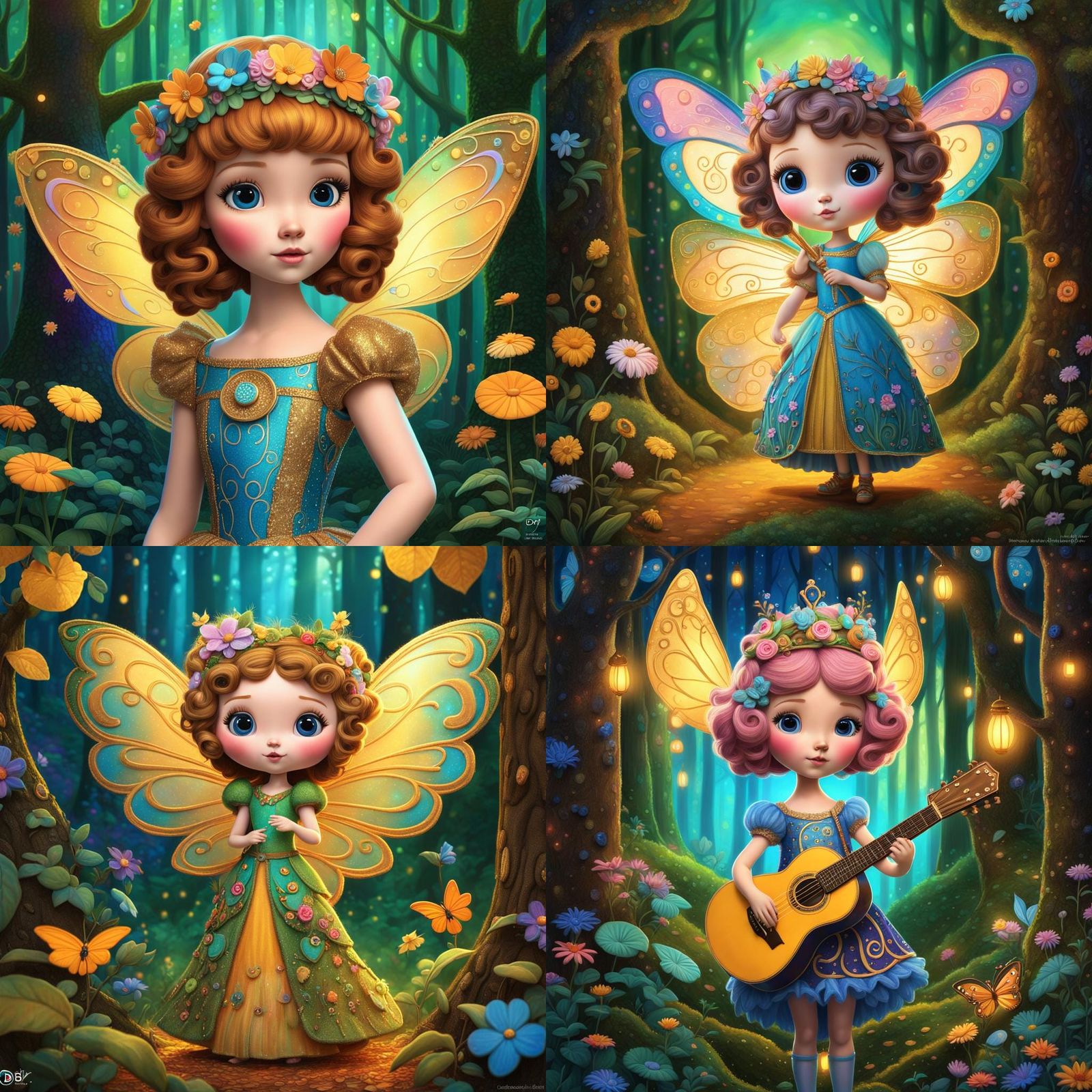 Duffy as a Whimsical Woodland Fairy
