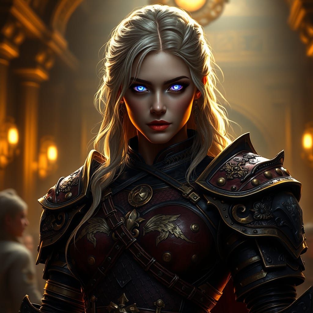 Blonde Female Warrior 3