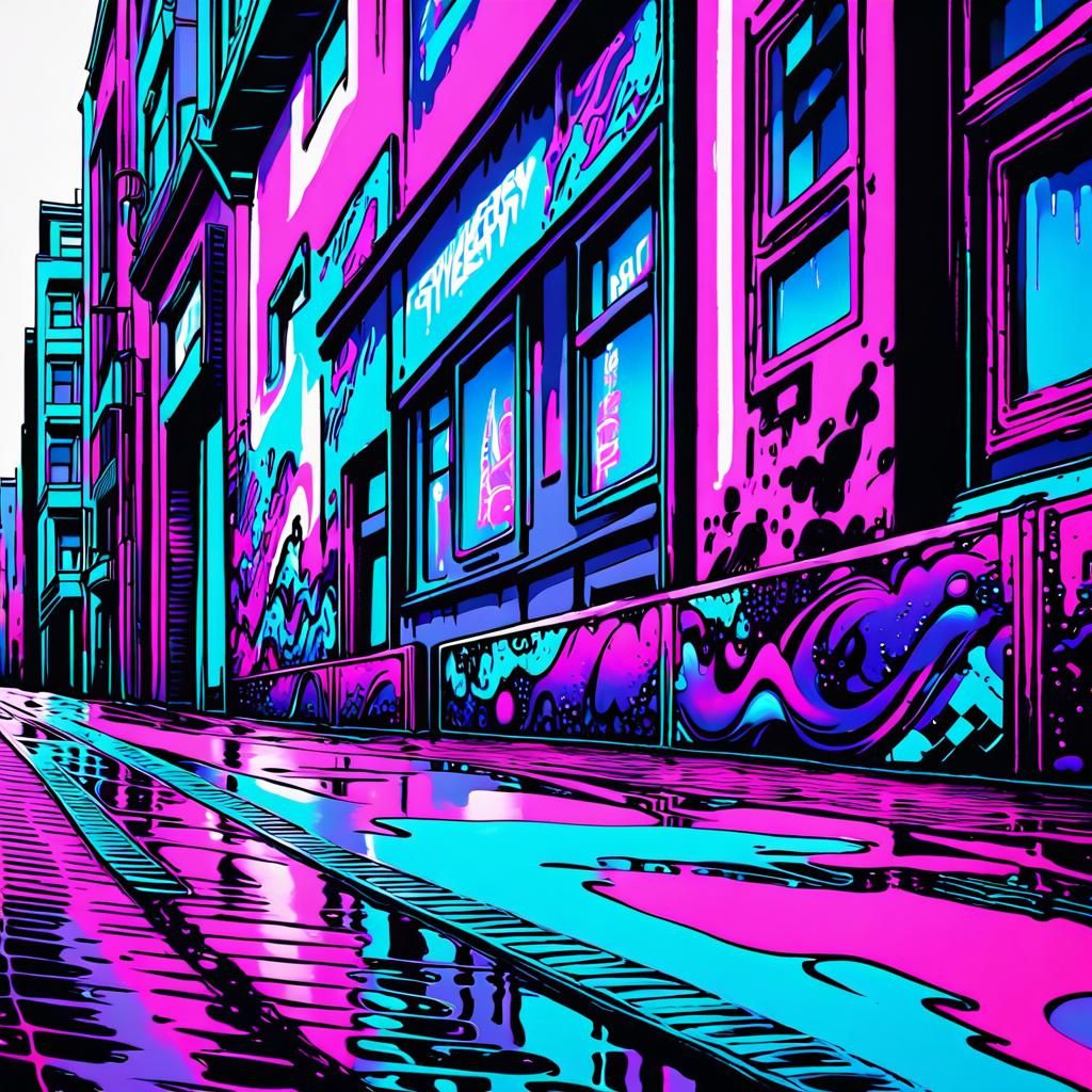Electric Dreams in City Alleys
