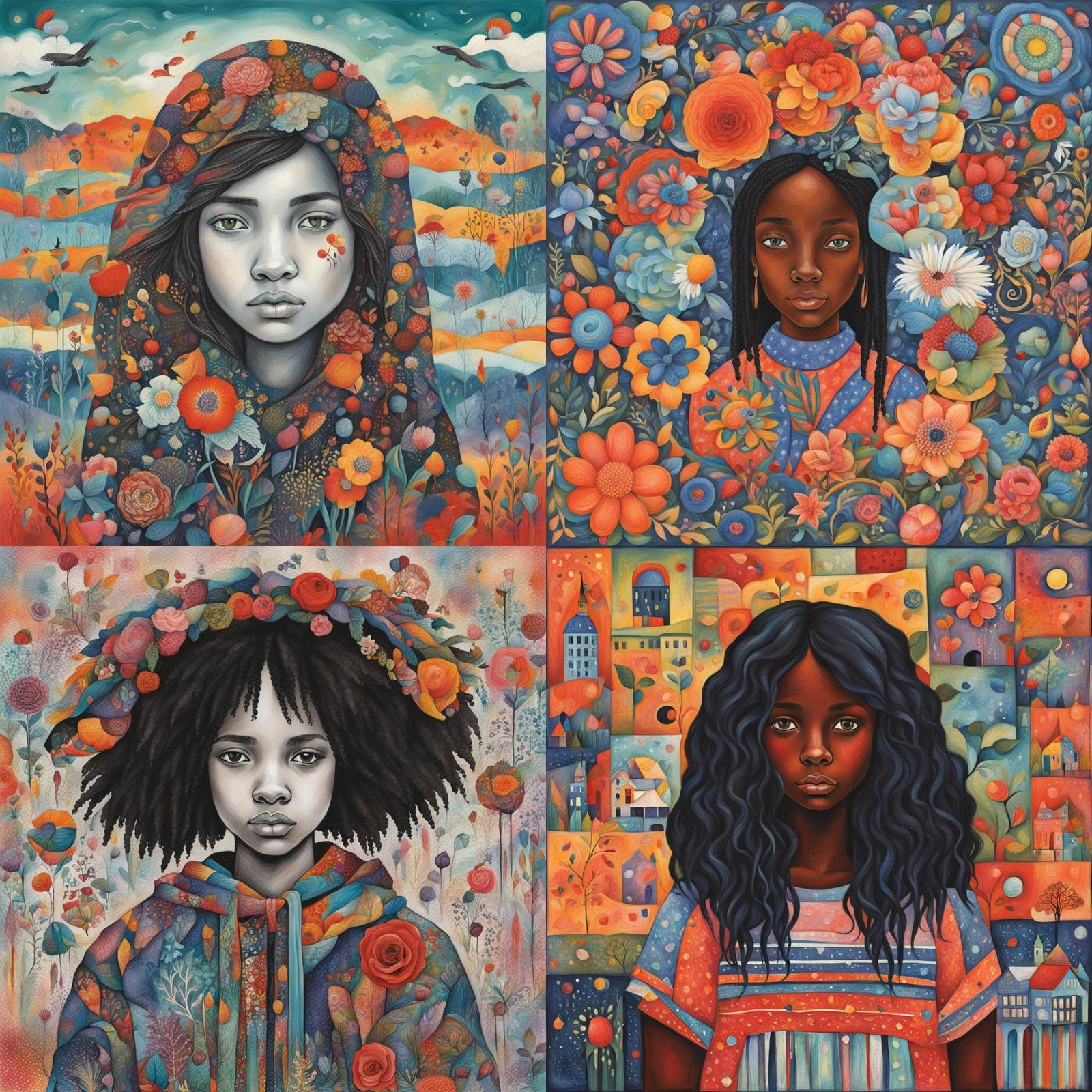 Girl in Vashti Harrison Style