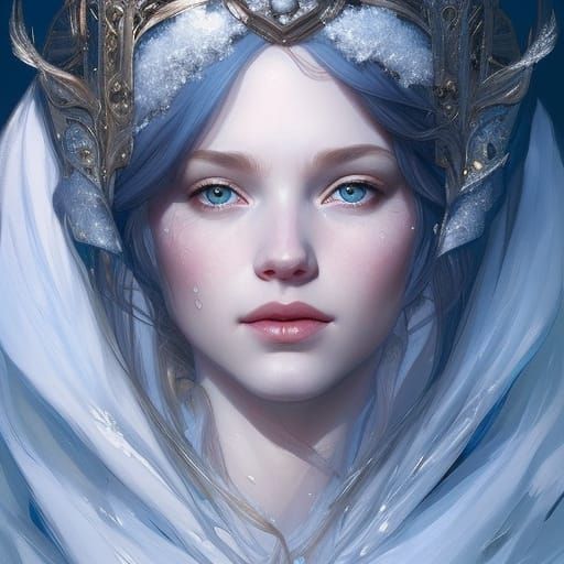 The Snow Queen in Ethereal Splendor