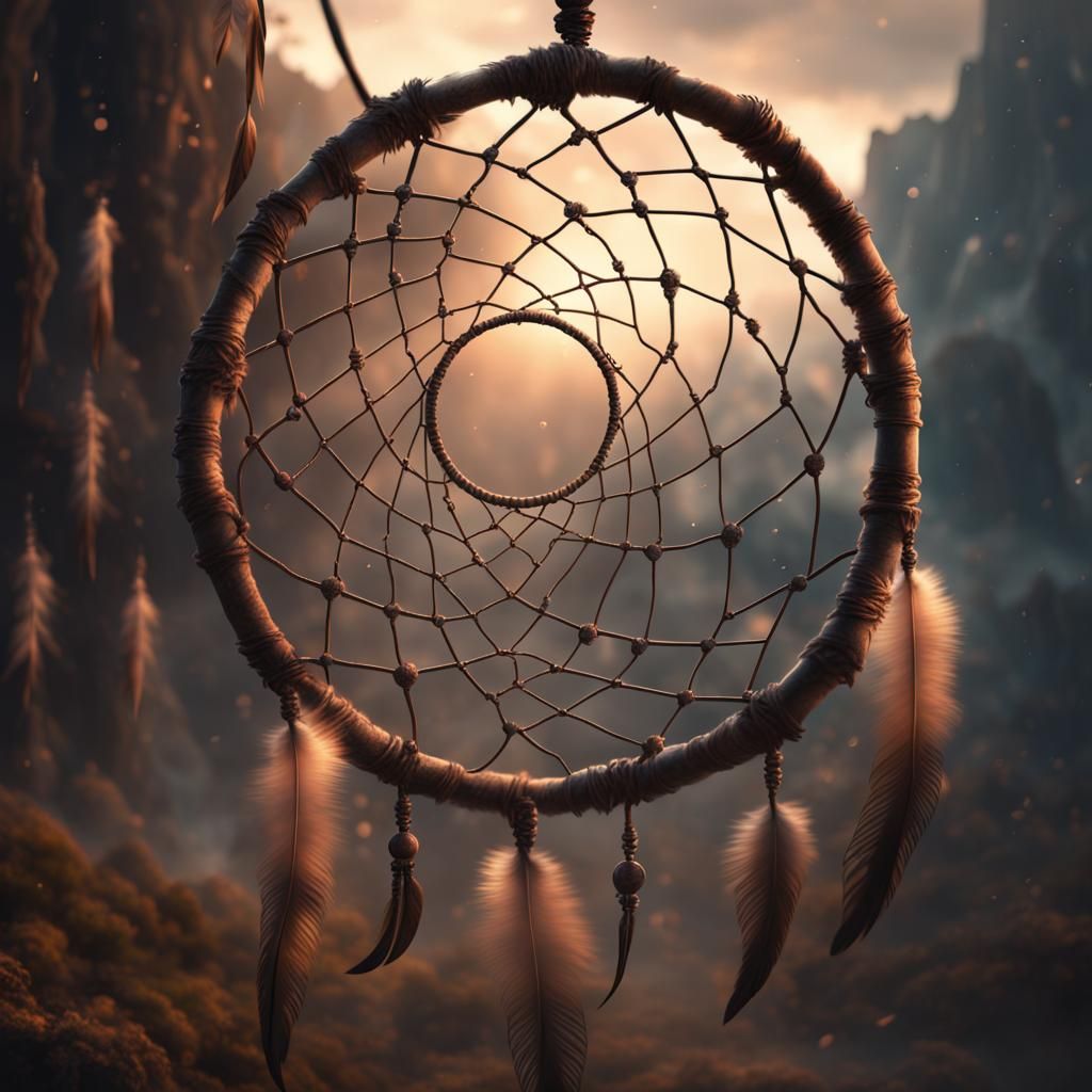 Epic Dreamcatcher in Cinematic Digital Painting