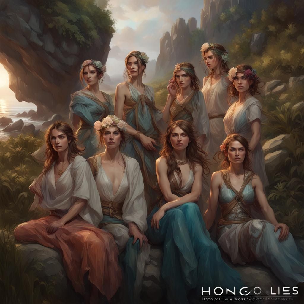 Women in Triadic Harmony with Nature