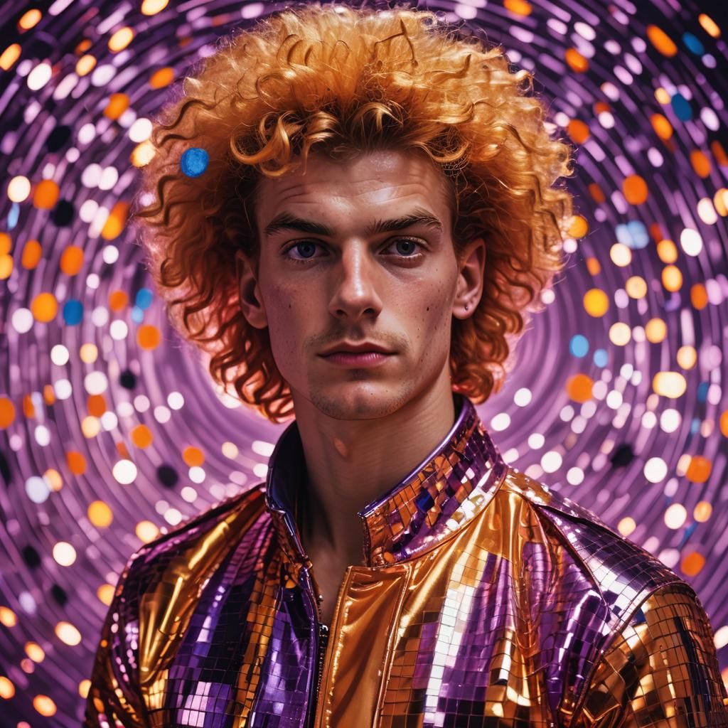 Disco Legend Max Verstappen in Electric Orange