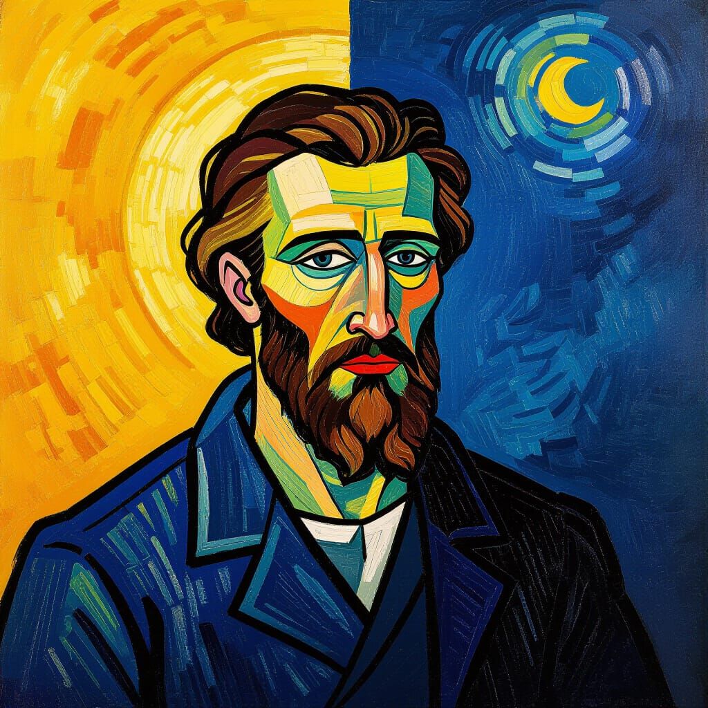 Jesus Christ in Van Gogh Impasto Style