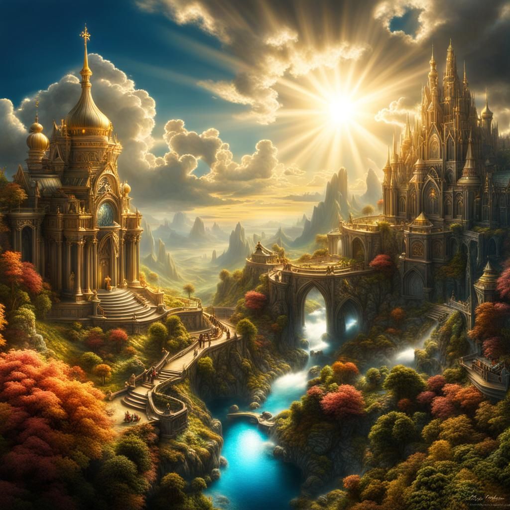 Magnificent Miniature Wonderlands in Epic Digital Splendor