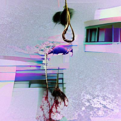 Dark Silhouette in Gas Chamber