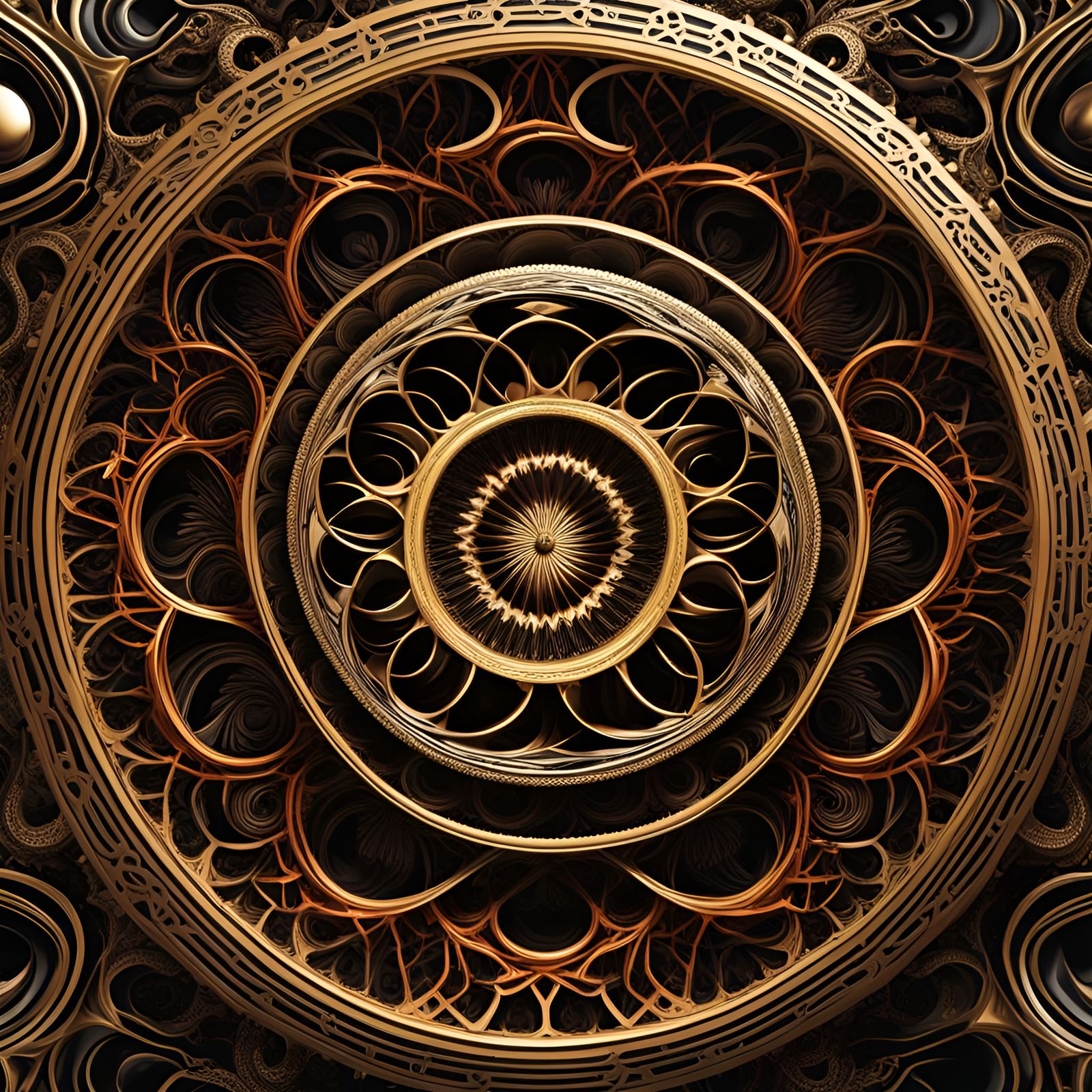 Mandala of Fluids, Fractals, and Cyclic Math