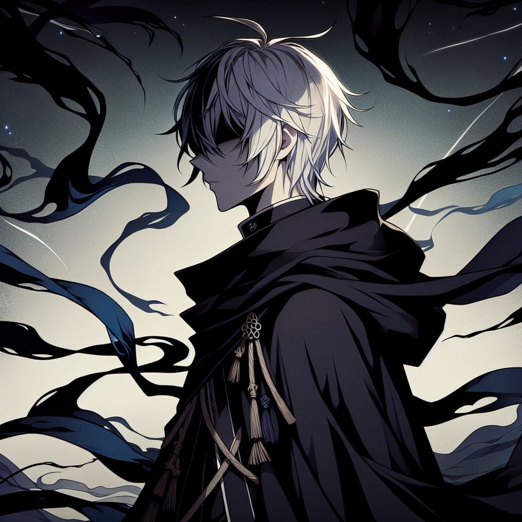 Mystical Soul Reaper in Black Robes