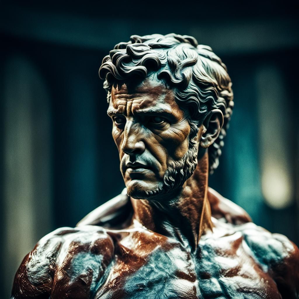 Apollo's Chiseled Form Unveiled in Cinematic Glory