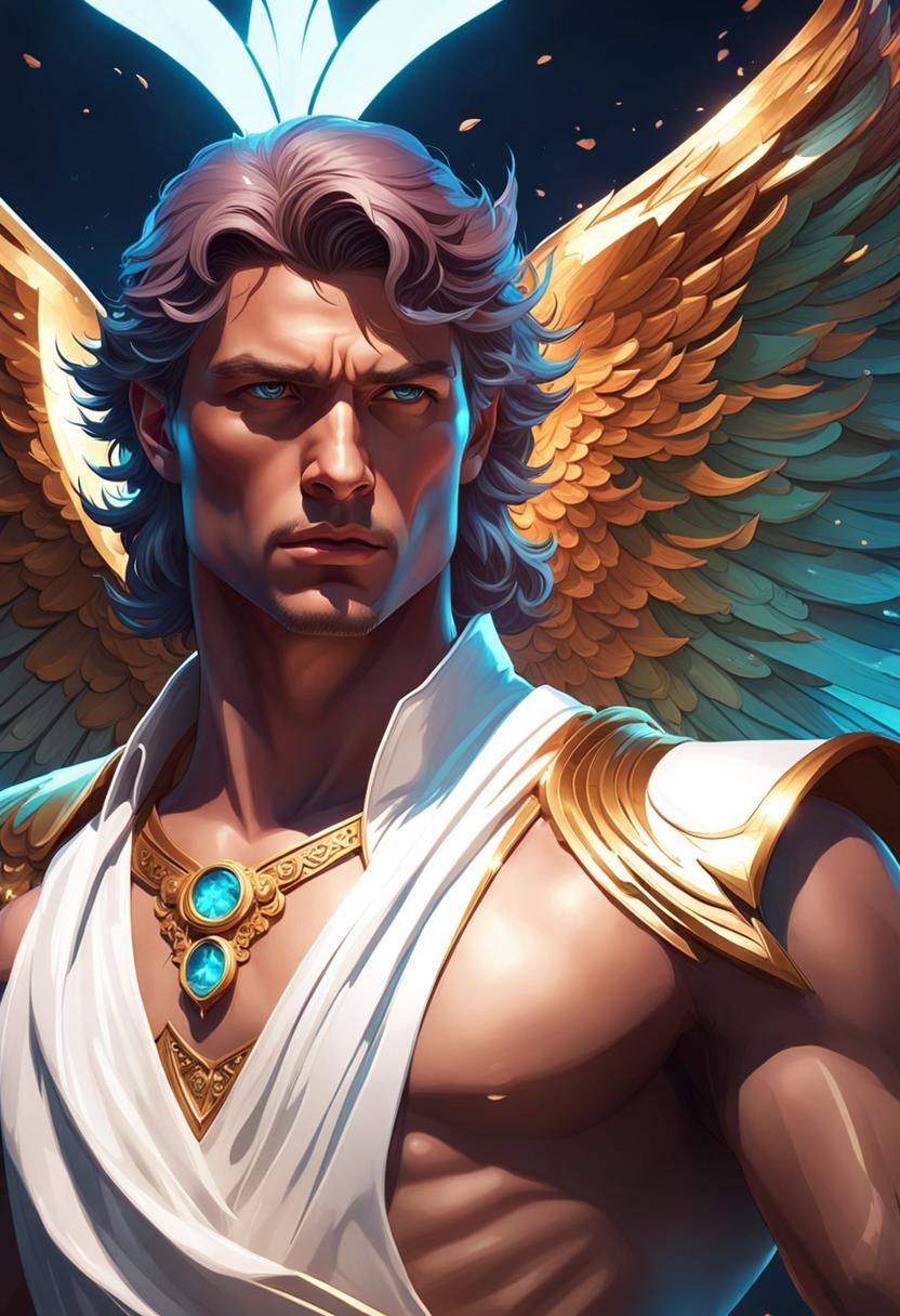 Surreal Fallen Angel Portraits in Ethereal Cool Tones