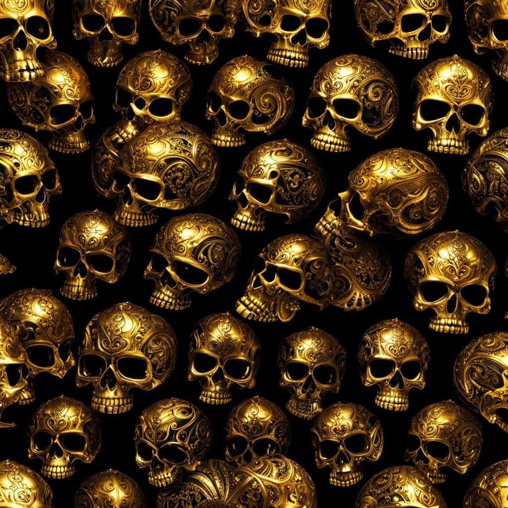 Majestic, Elaborate Fantasy Armor in Golden Black