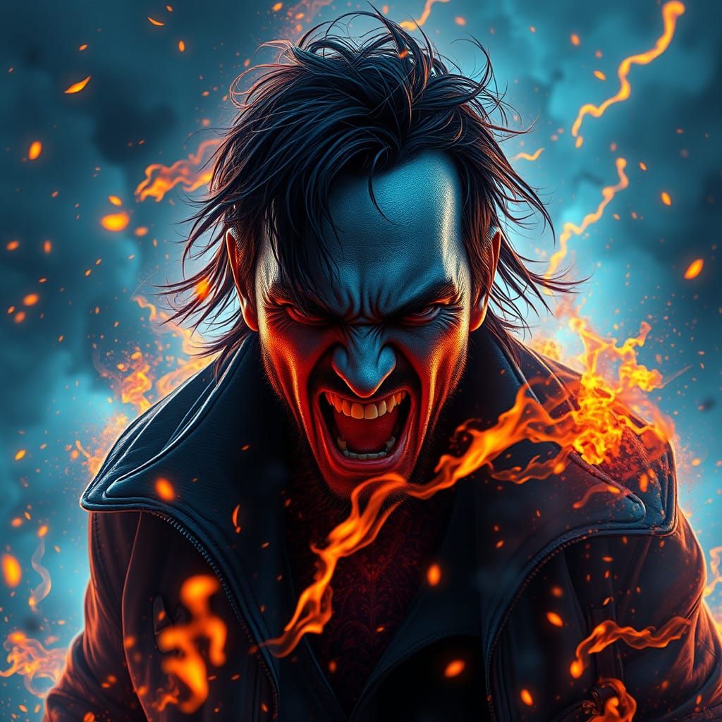 Bono in Fiery Fantasy Realm