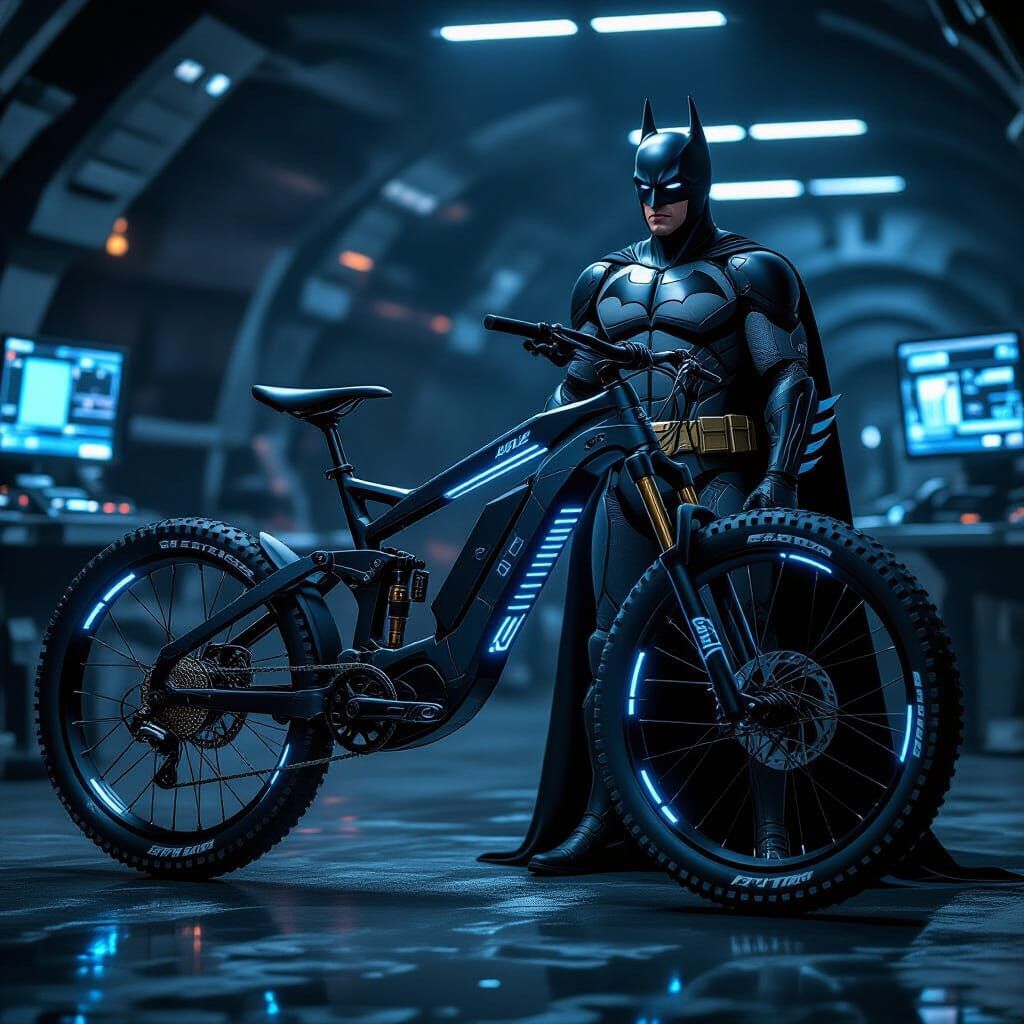 Stealth Nanotech Bicycle for Batman